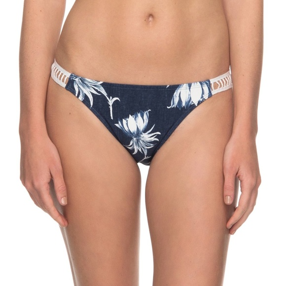 Roxy Hippy Hour Base Girl Bikini Bottoms - Picture 1 of 4
